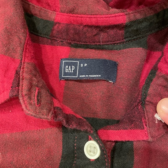 Gap Buffalo Plaid Shirt Dress - Picture 2 of 2
